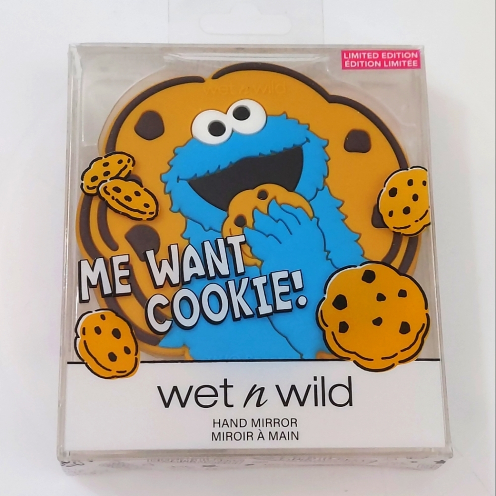 Wet n Wild Me Want Cookie! Hand Mirror Sesame Street Collection